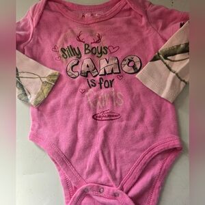 Realtree 3-6m Silly Boys Camo Is For Girls